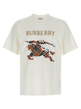 Burberry White Cotton T-Shirt