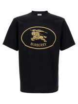 Burberry Black Cotton T-Shirt