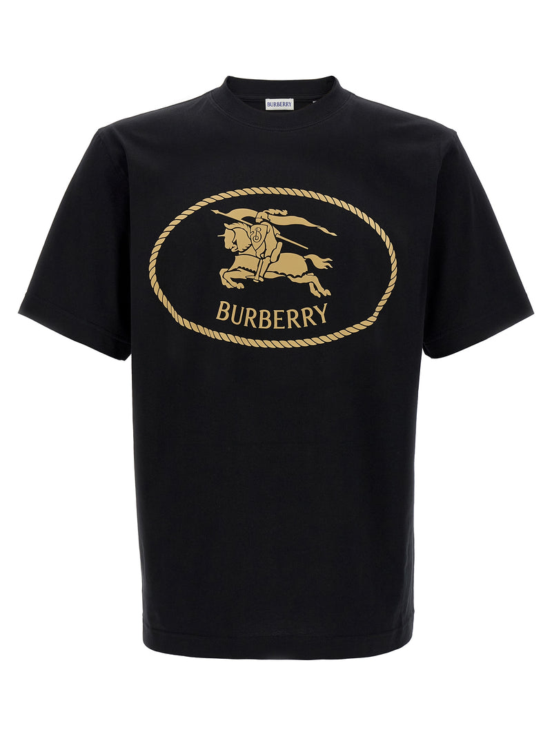 Burberry Black Cotton T-Shirt - Iconic Style for Men