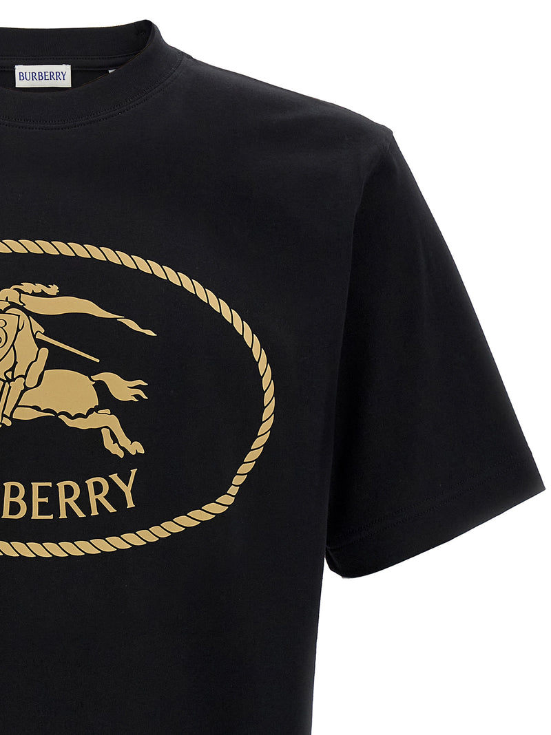 Burberry Black Cotton T-Shirt - Iconic Style for Men