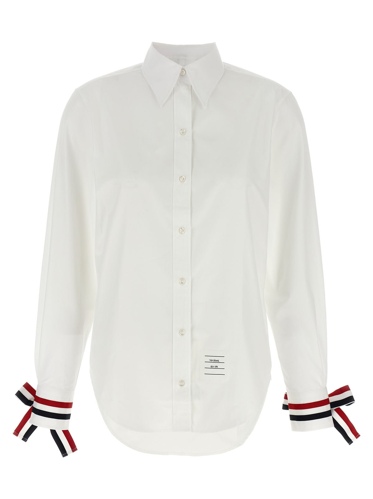 Thom Browne White Cotton Blouse