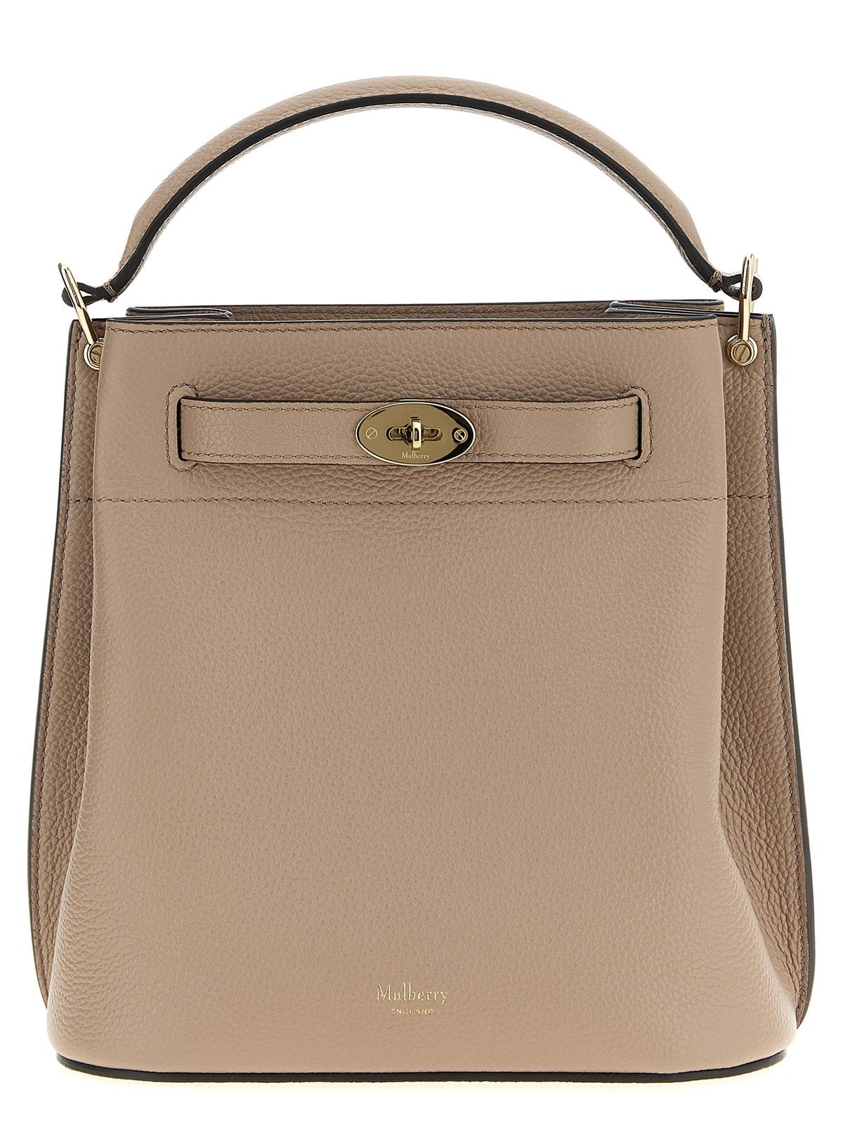 Mulberry Gray Calfskin Crossbody Bag