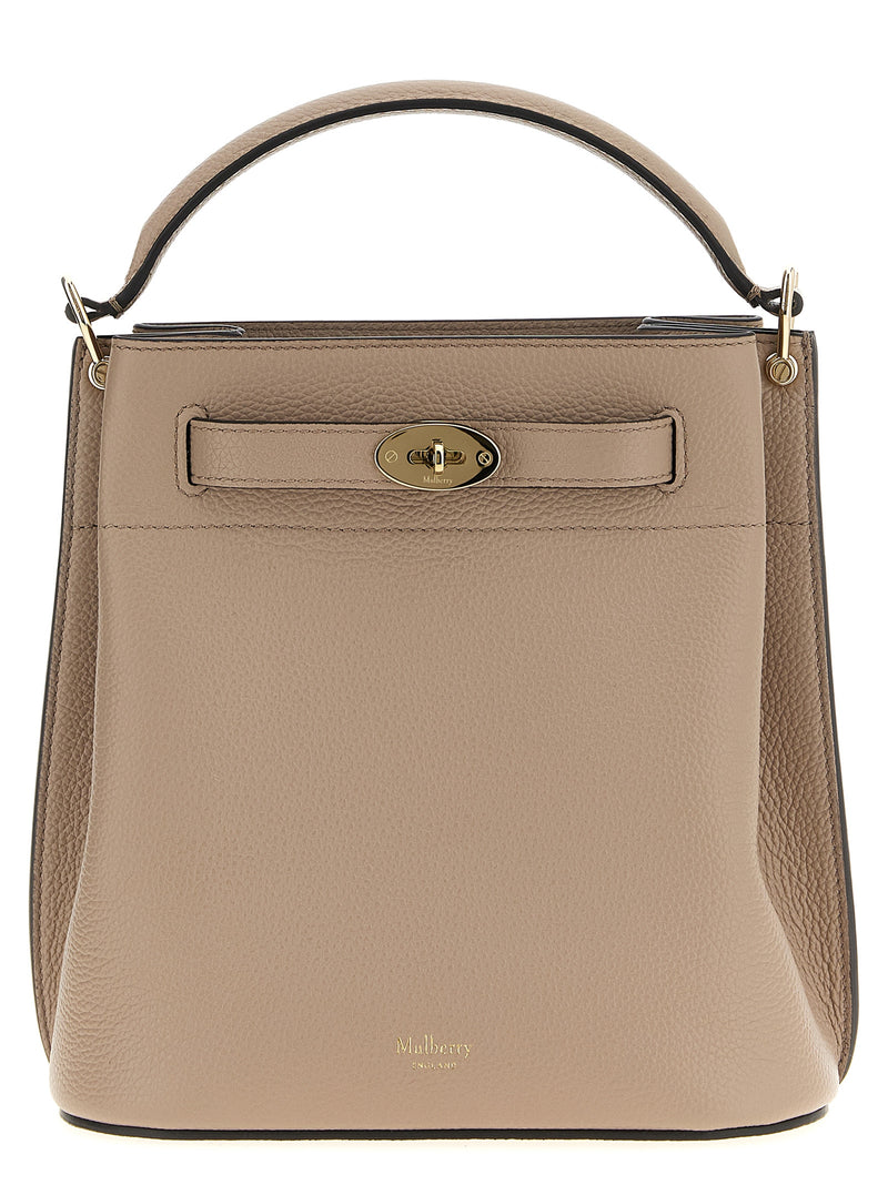 Mulberry Islington Gray Calfskin Crossbody Bag
