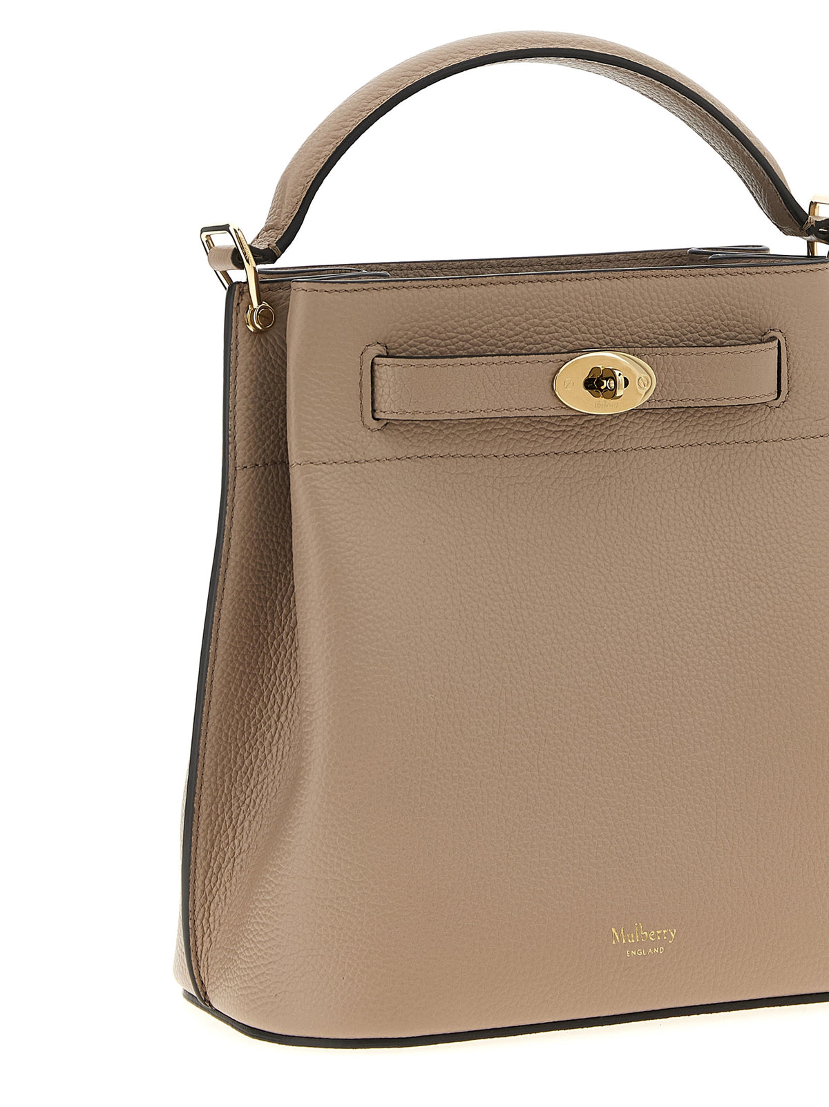 Mulberry Gray Calfskin Crossbody Bag