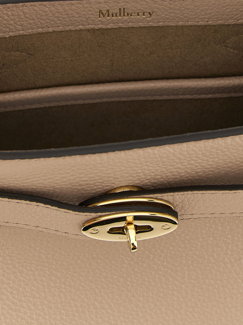 Mulberry Islington Gray Calfskin Crossbody Bag