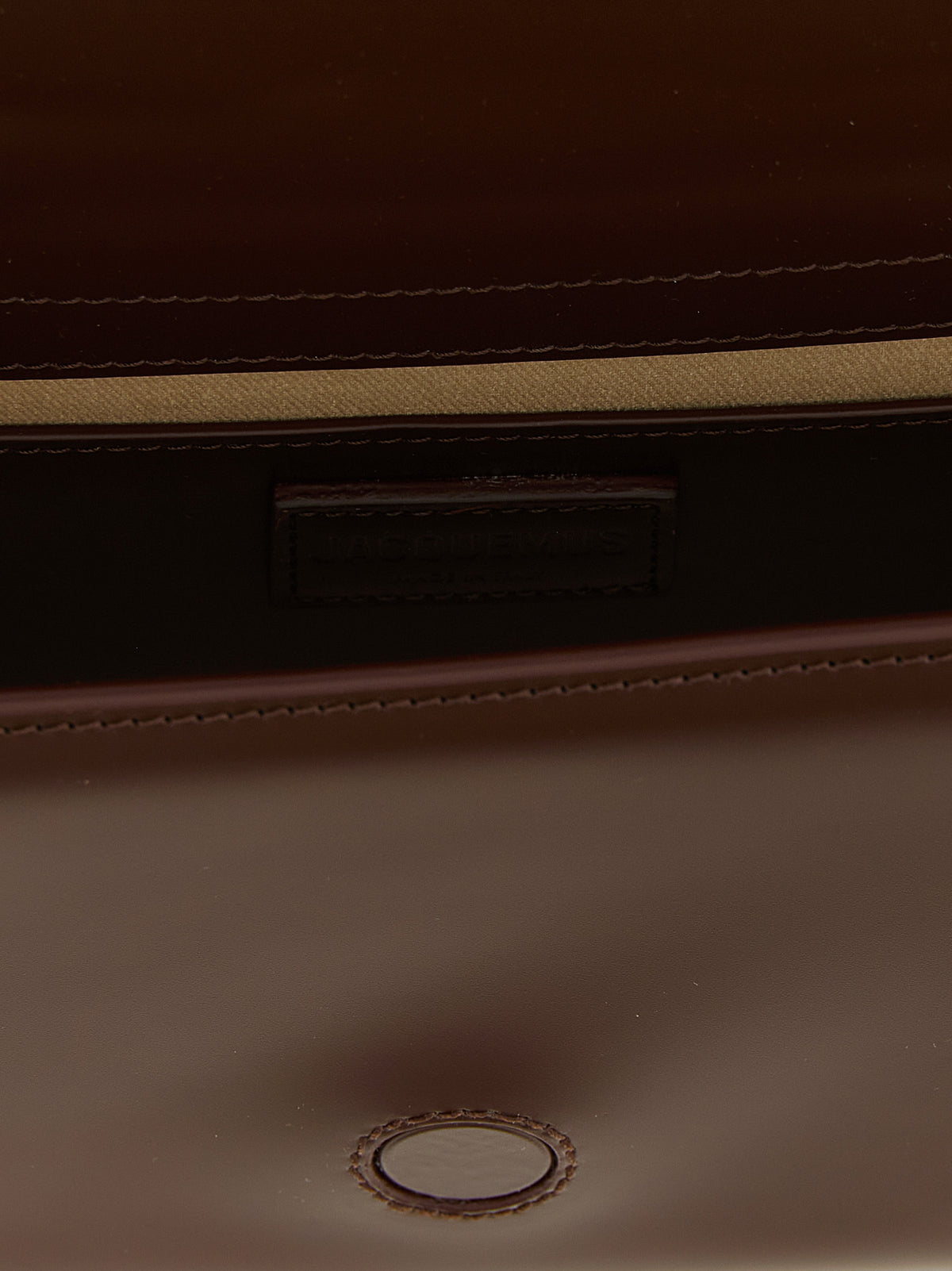 Jacquemus Brown Calfskin Handbag