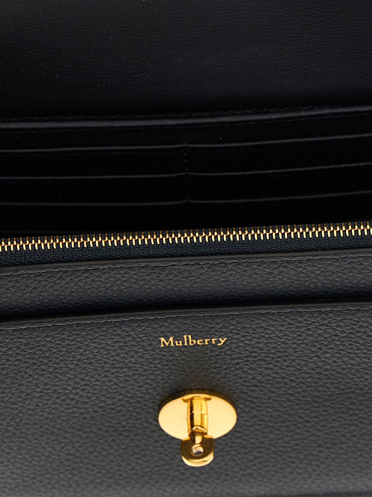 Mulberry Blue Calfskin Crossbody Bag