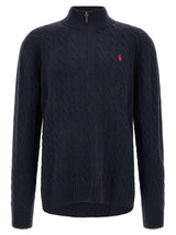 Polo Ralph Lauren Blue Wool Cardigan