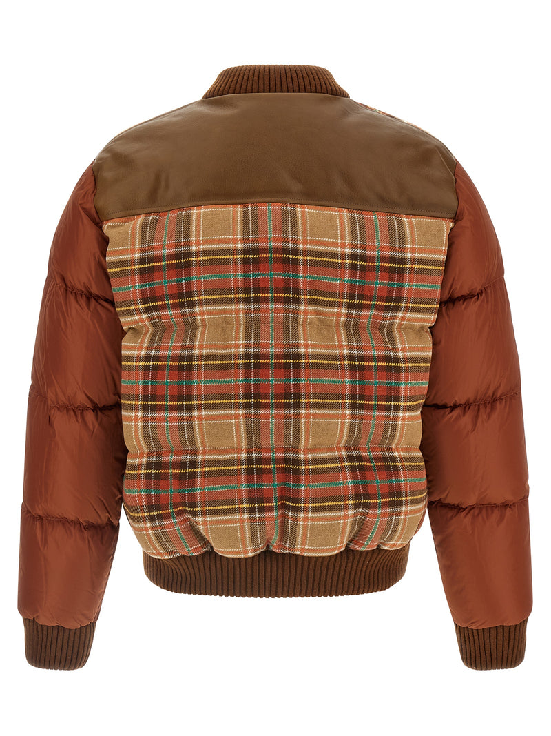 Dsquared² Brown Marabou Bomber Jacket for Men