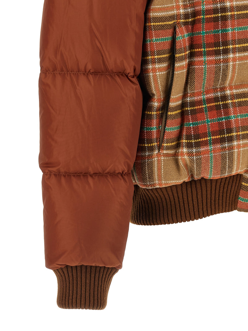Dsquared² Brown Marabou Bomber Jacket for Men
