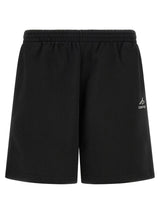 Balenciaga Black Cotton Bermuda Shorts