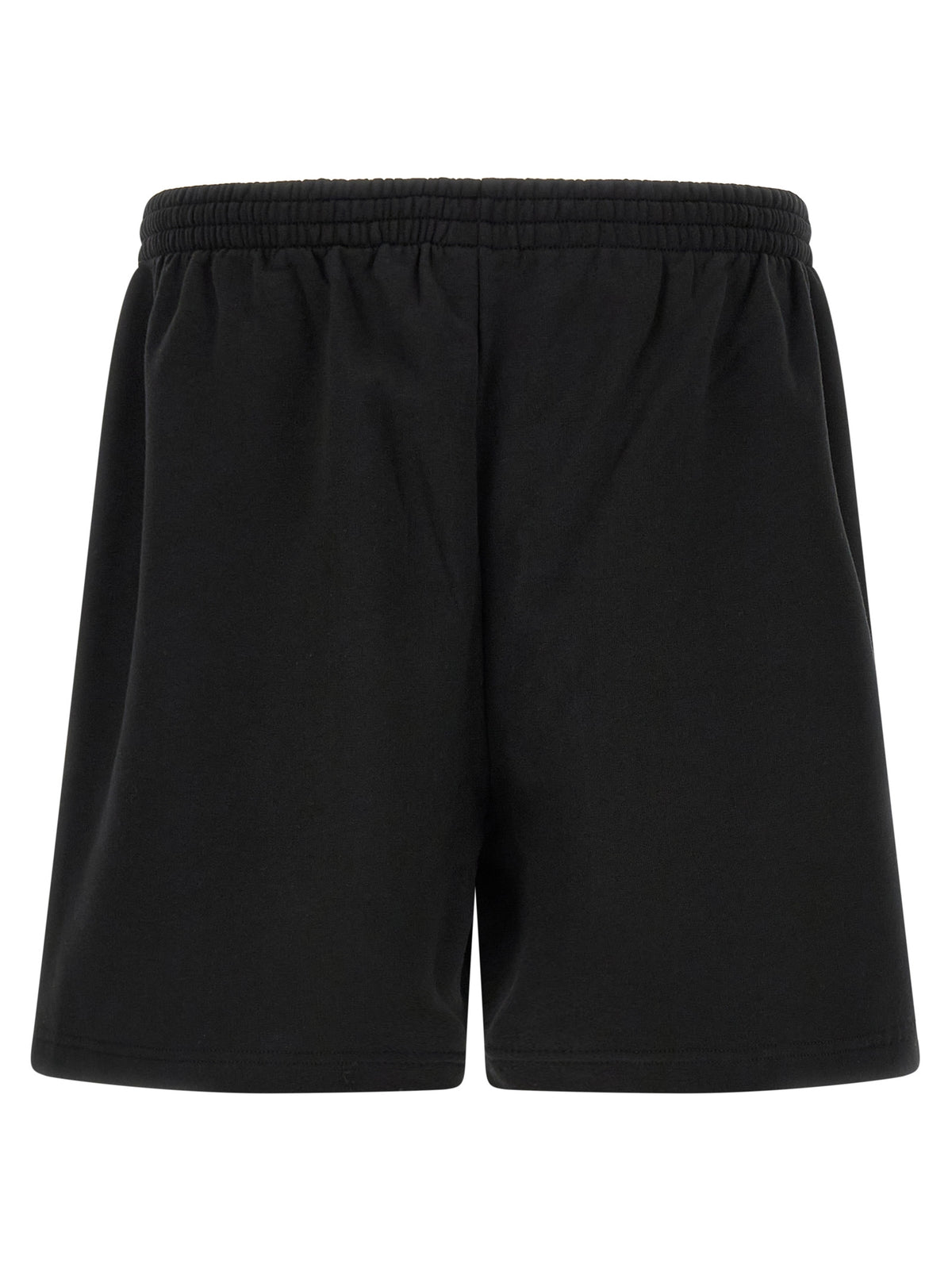 Balenciaga Black Cotton Bermuda Shorts