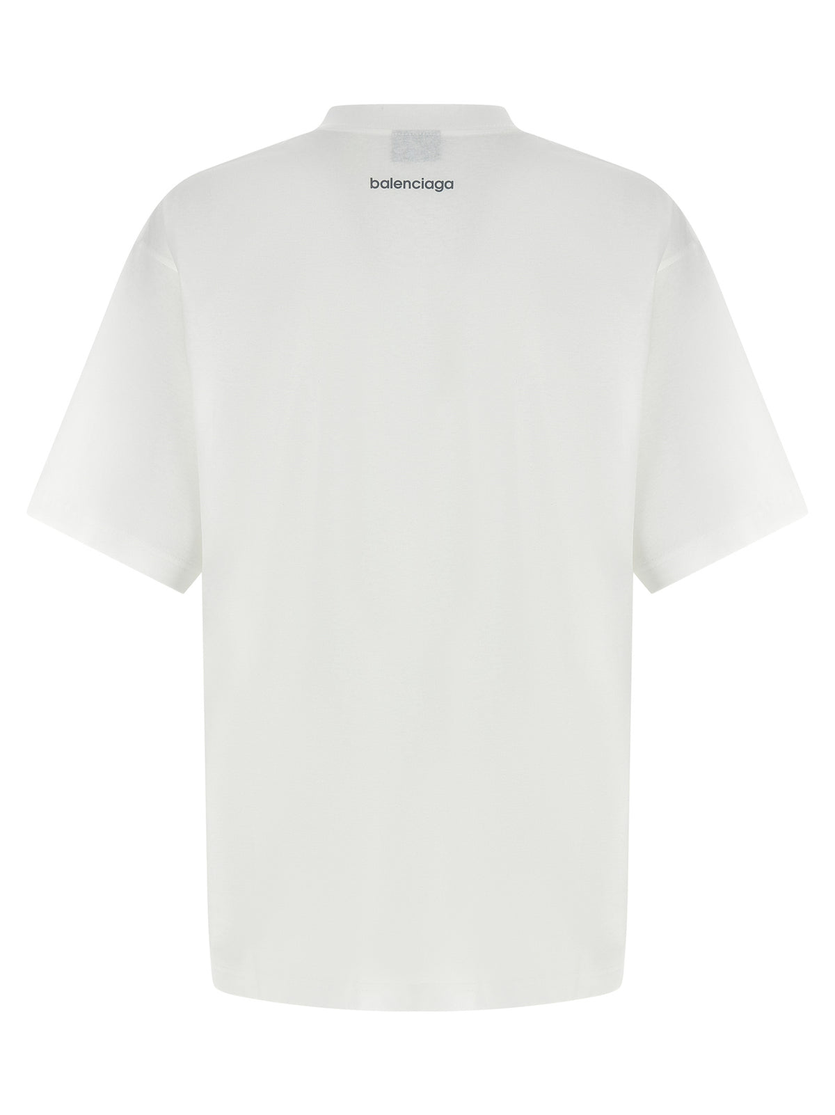 Balenciaga White Cotton T-Shirt