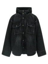 Balenciaga Black Cotton Denim Jacket