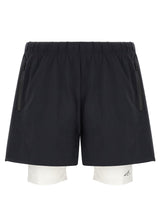 Balenciaga Bicolor Polyamide Bermuda Shorts