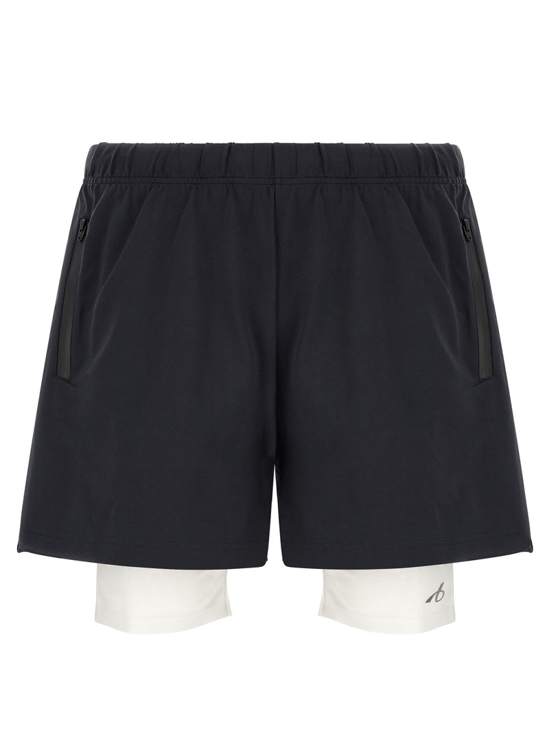Balenciaga Bicolor Polyamide Bermuda Shorts for Men