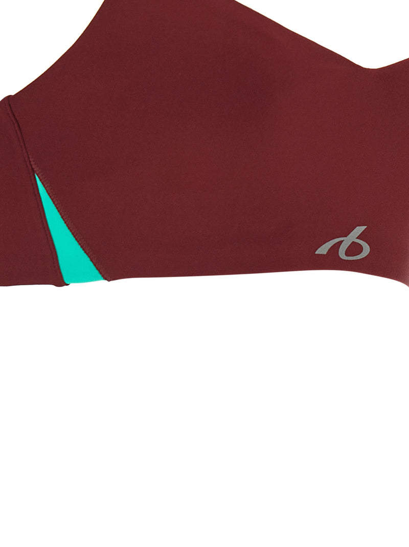 Balenciaga Bordeaux Polyamide Sport Bra - TechWear Top
