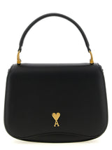 Ami Paris Black Cowhide Handbag