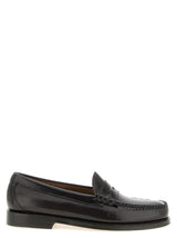 G.H. BASS Brown Cowhide Slip-On Loafers