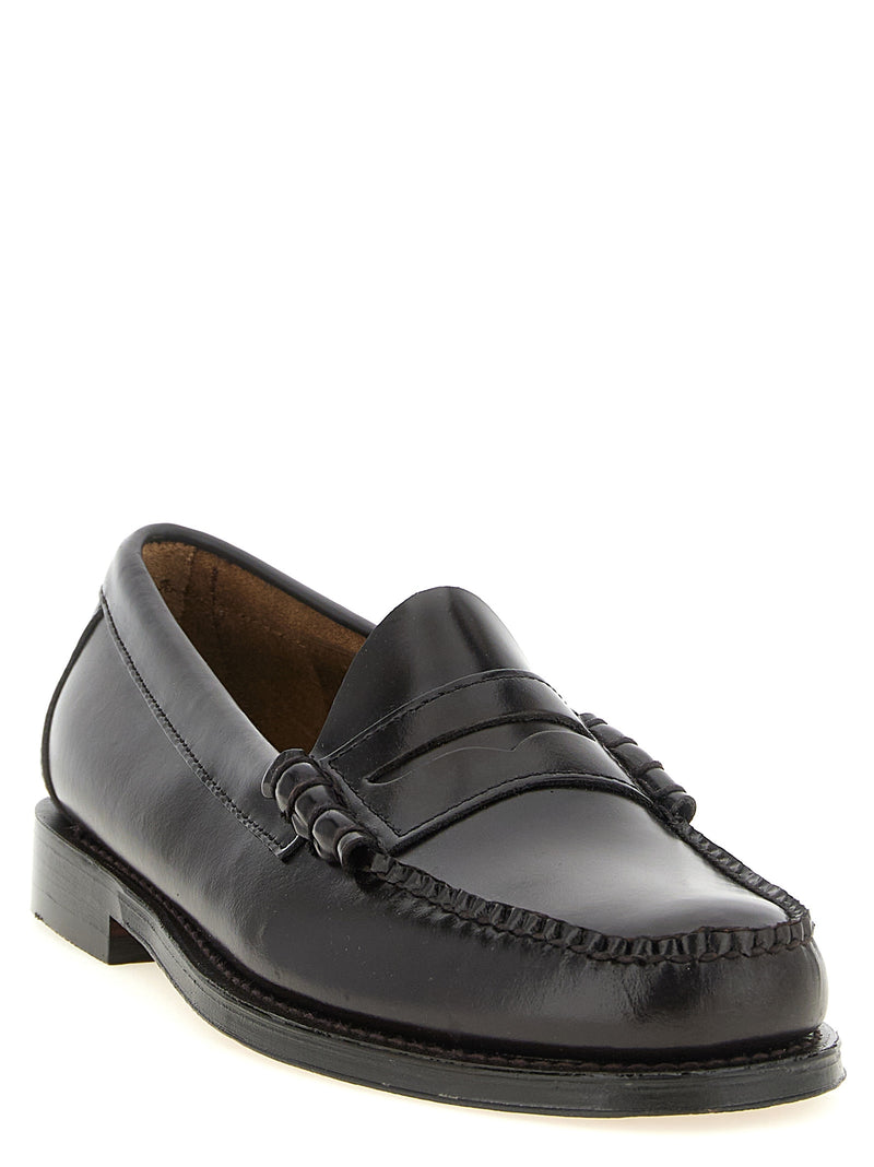 G.H. BASS Weejuns Larson Brown Cowhide Slip-On Loafers