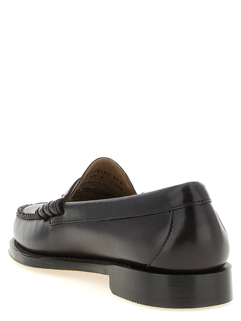 G.H. BASS Weejuns Larson Brown Cowhide Slip-On Loafers