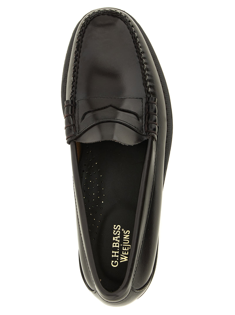 G.H. BASS Weejuns Larson Brown Cowhide Slip-On Loafers