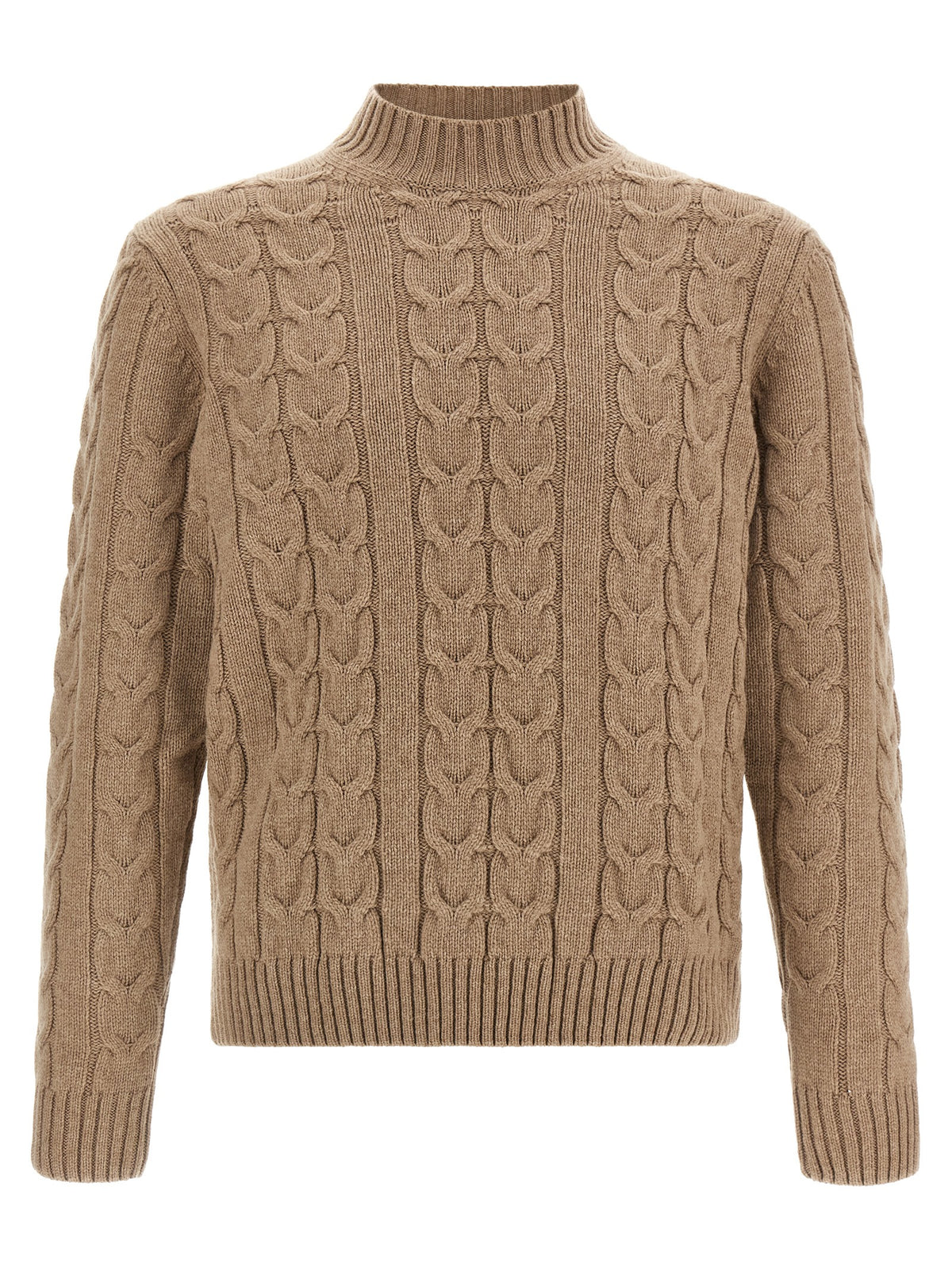 ZANONE Beige Virgin Wool Cardigan