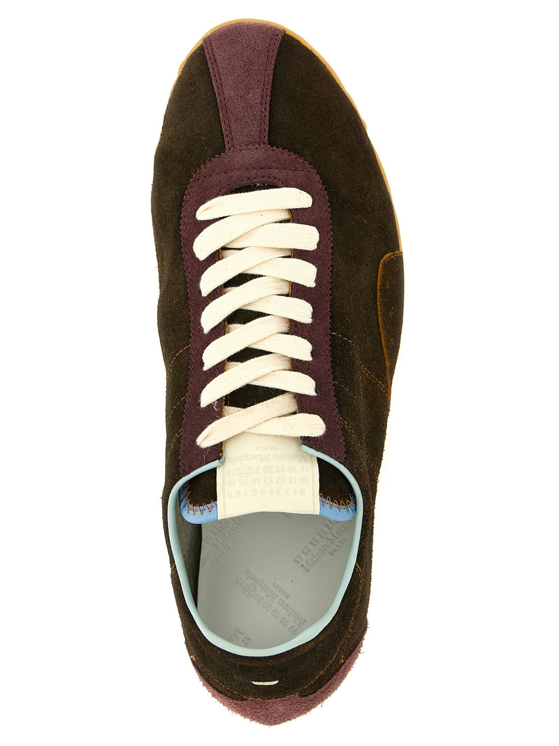 Maison Margiela Brown Calfskin Athletic Sneakers - Sprinters