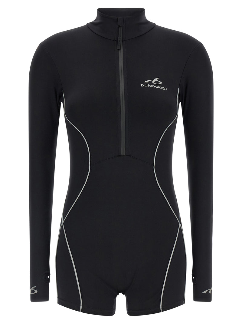 Balenciaga Black TechWear Bodysuit for Women