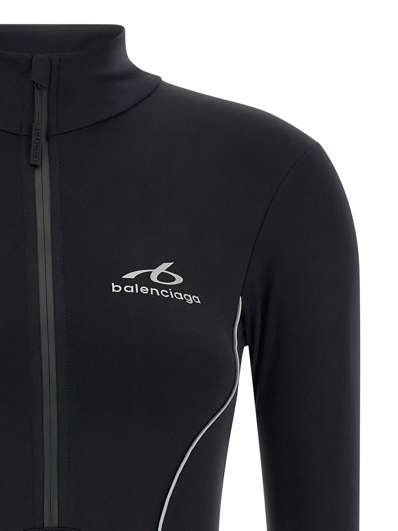 Balenciaga Black TechWear Bodysuit for Women