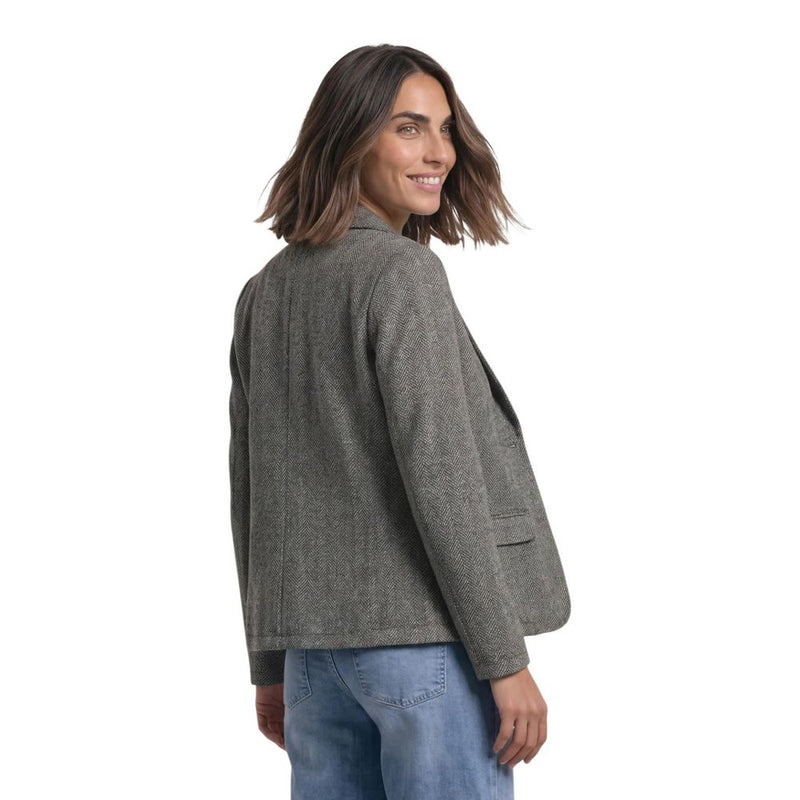 Street One Black Polyester Blazer for Women