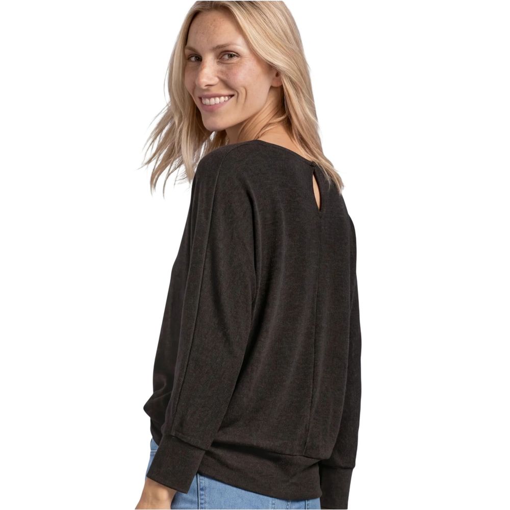 Street One Brown Viscose Long Sleeve T-Shirt