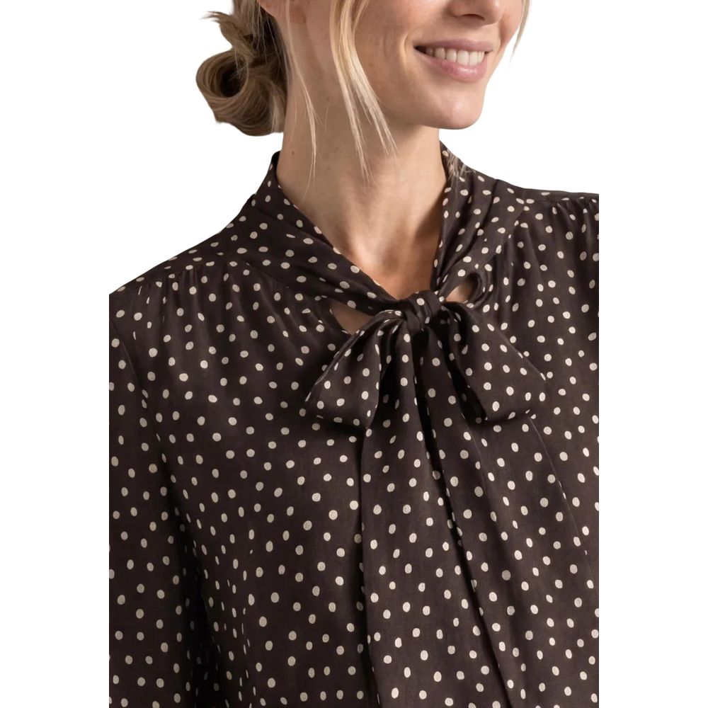 Street One Brown Viscose Blouse