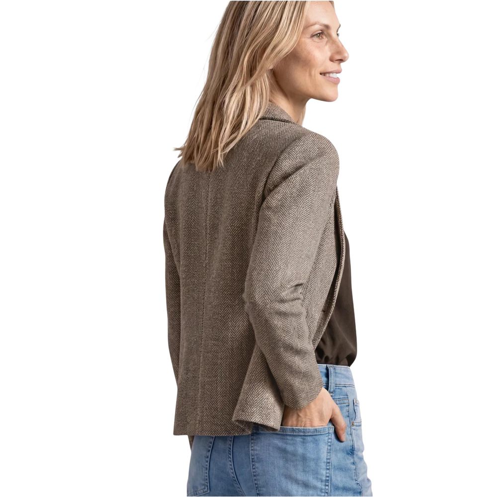 Street One Brown Polyester Blazer