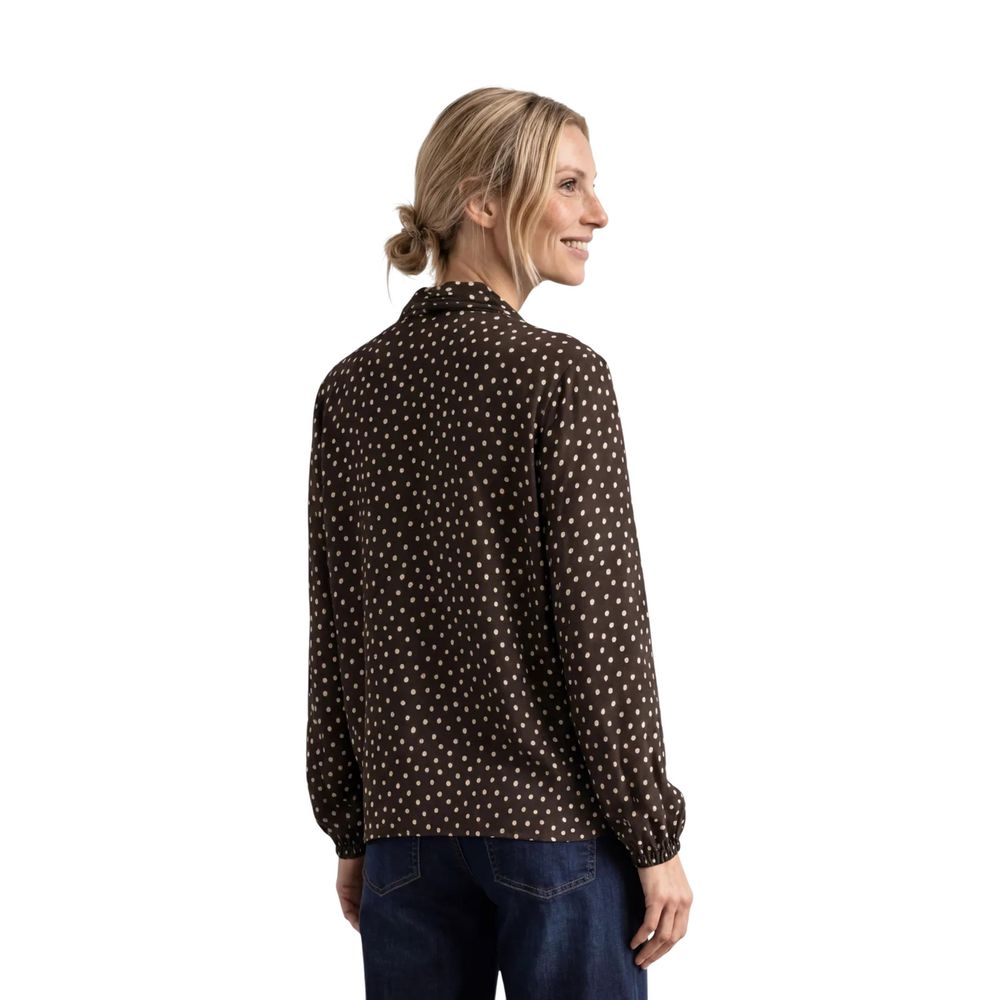 Street One Brown Viscose Blouse