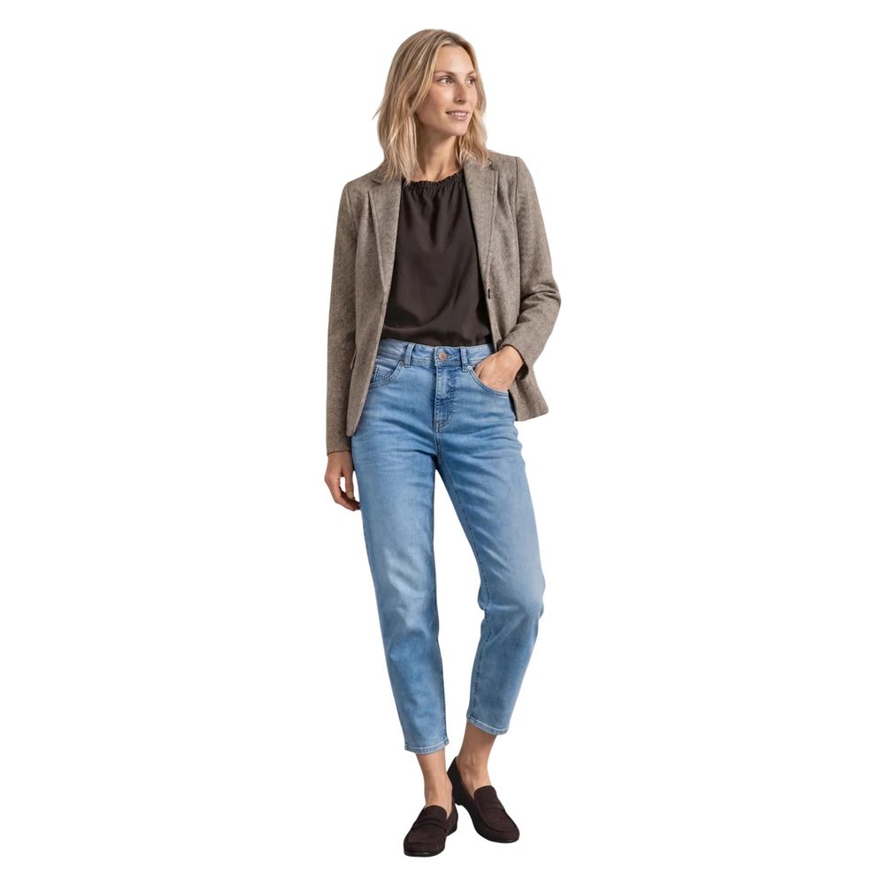 Street One Brown Polyester Blazer