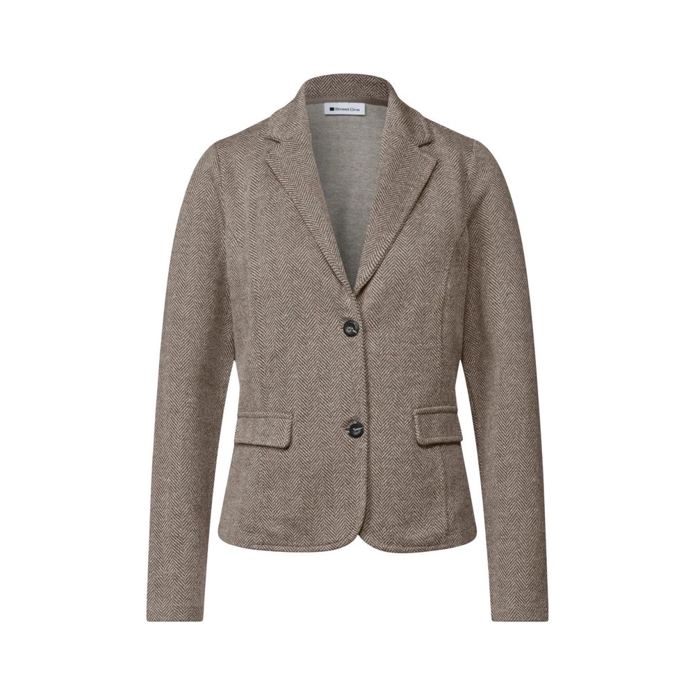 Street One Brown Polyester Blazer