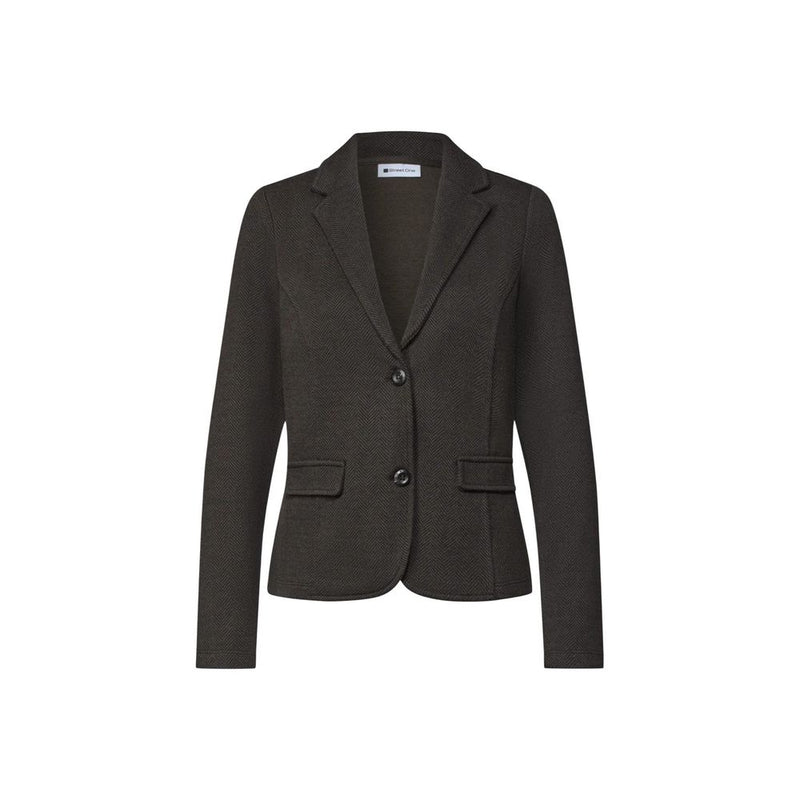 Street One Blazer Femme en Polyester Marron - Modèle QR Dessin