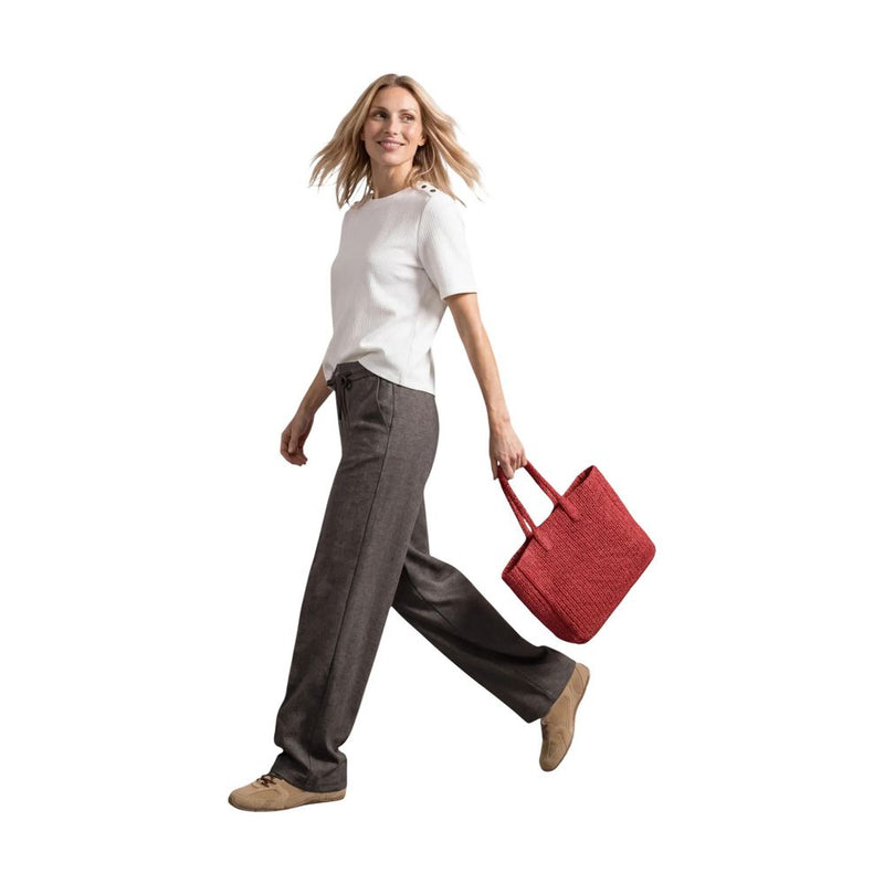 Street One Amalia Brown Cargo Pants for Women