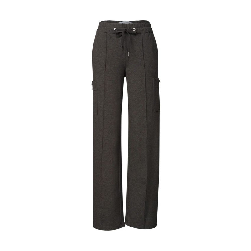 Street One Amalia Brown Cargo Pants for Women