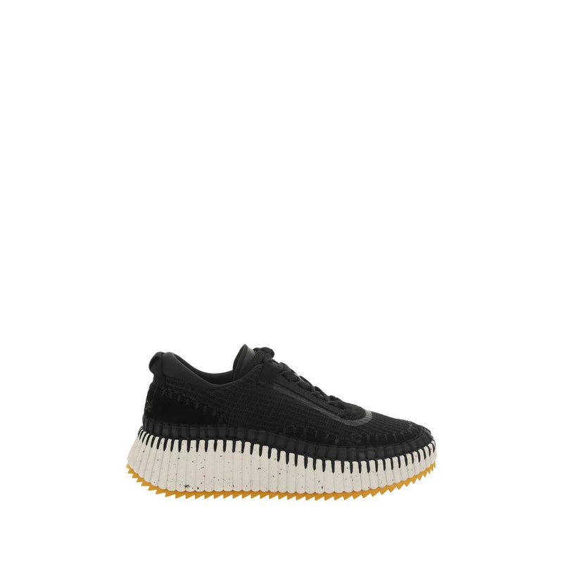 Chloé Nama Black Nylon Athletic Sneakers for Women