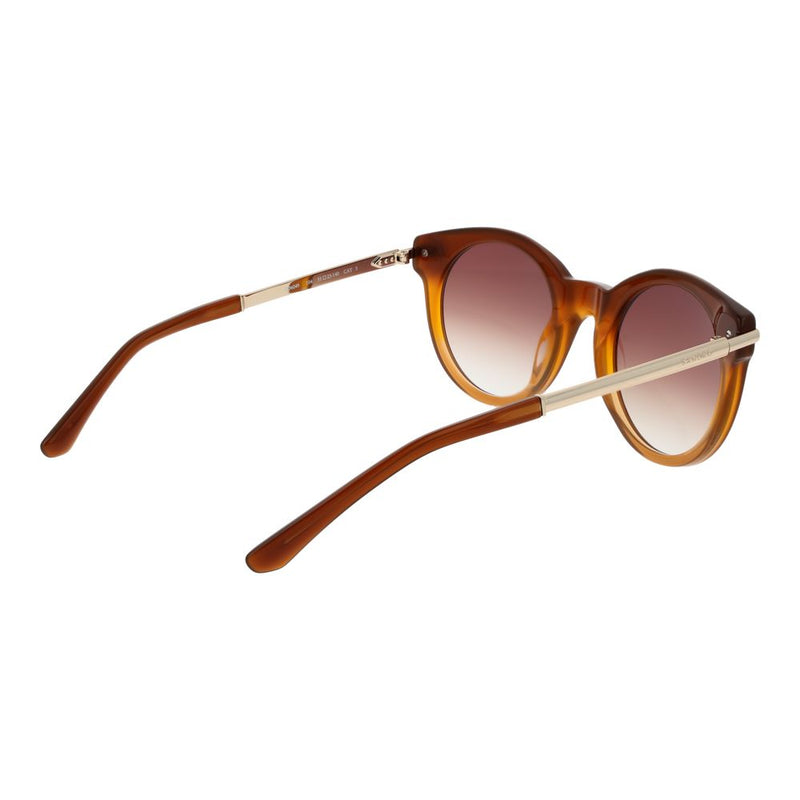 Sandro Orange Women Sunglasses - Stylish Round Design