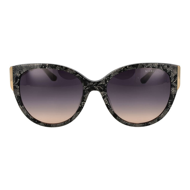 Marciano by Guess Black Acetate Butterfly Sunglasses