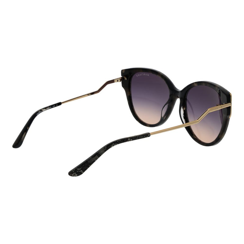 Marciano by Guess Black Acetate Butterfly Sunglasses