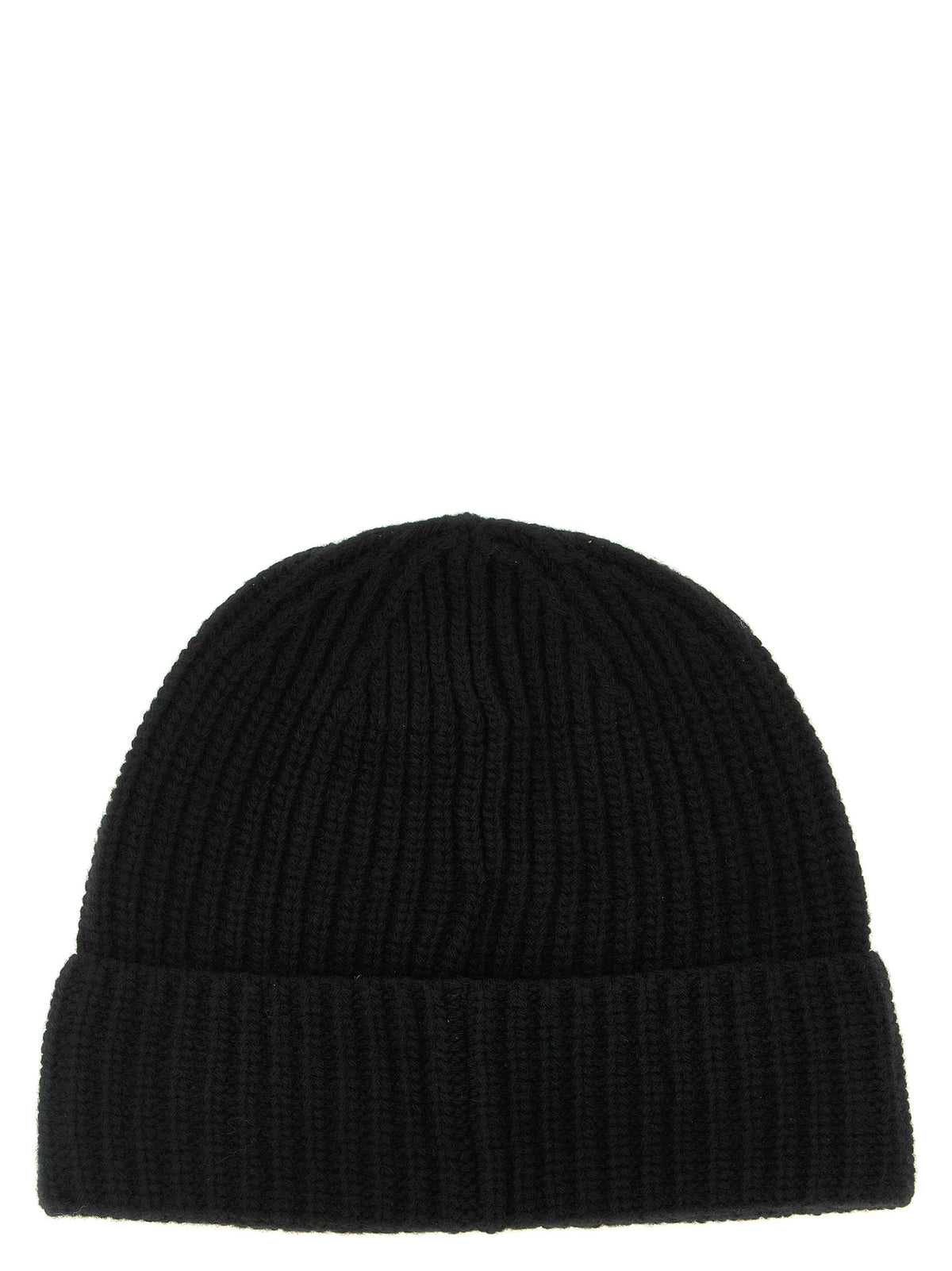 Stone Island Black Virgin Wool Beanie