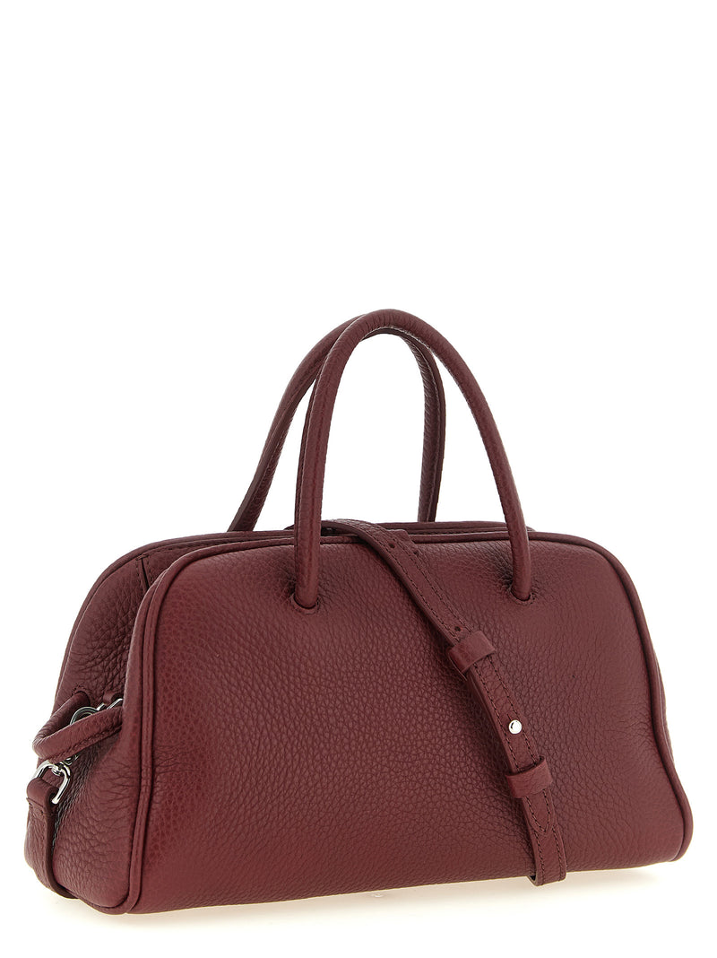 Jacquemus Le Petit Turismo Bordeaux Calfskin Handbag