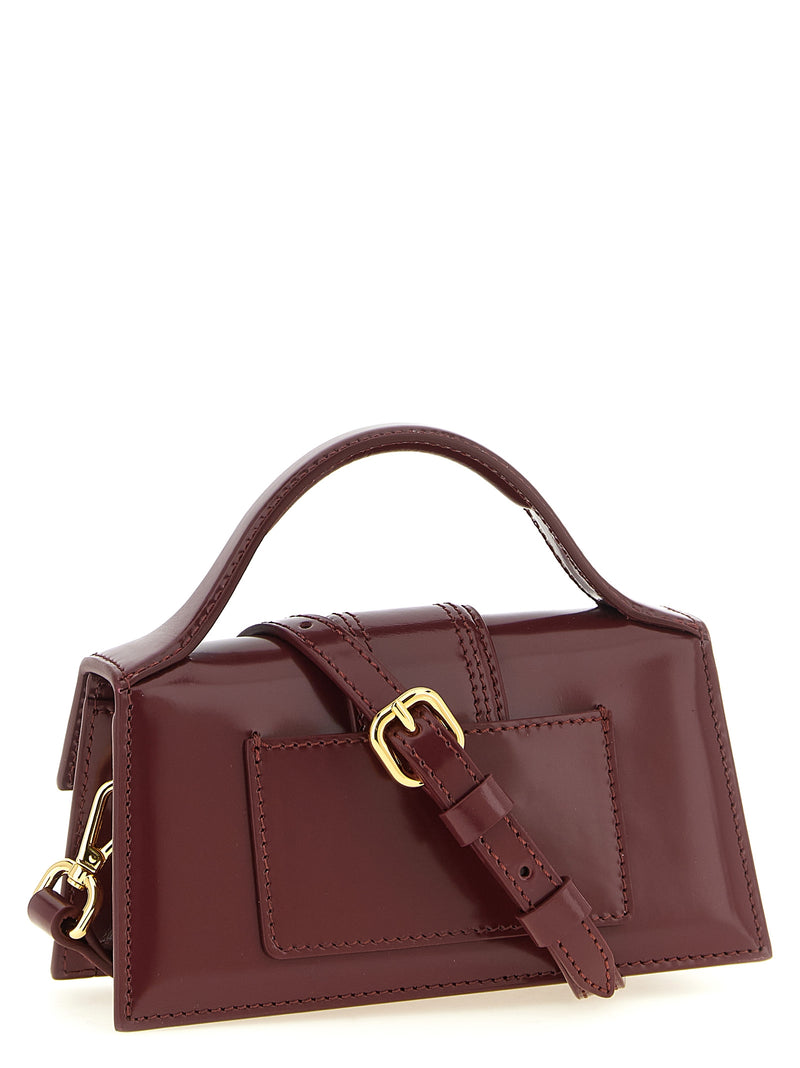 Jacquemus Le Bambino Bordeaux Calfskin Handbag