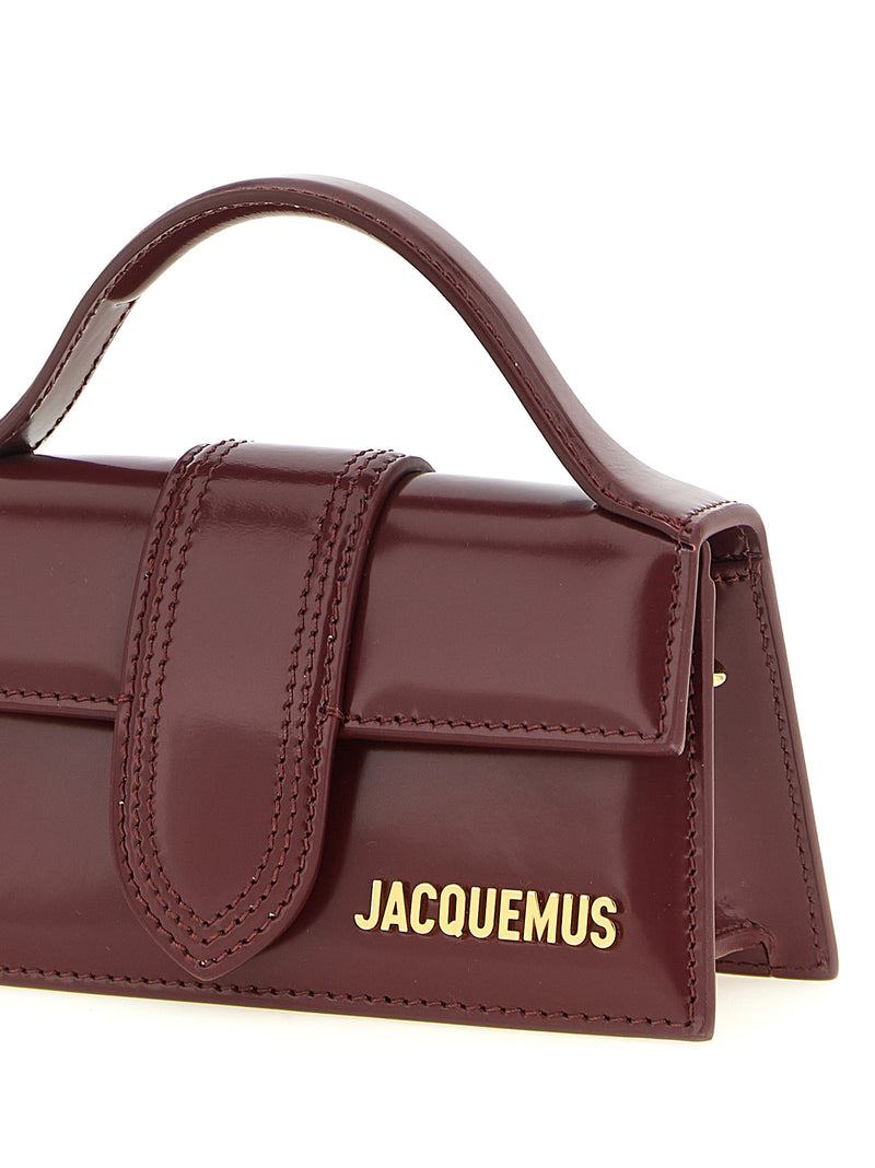 Jacquemus Le Bambino Bordeaux Calfskin Handbag