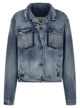 Maison Margiela Blue Cotton Denim Jacket