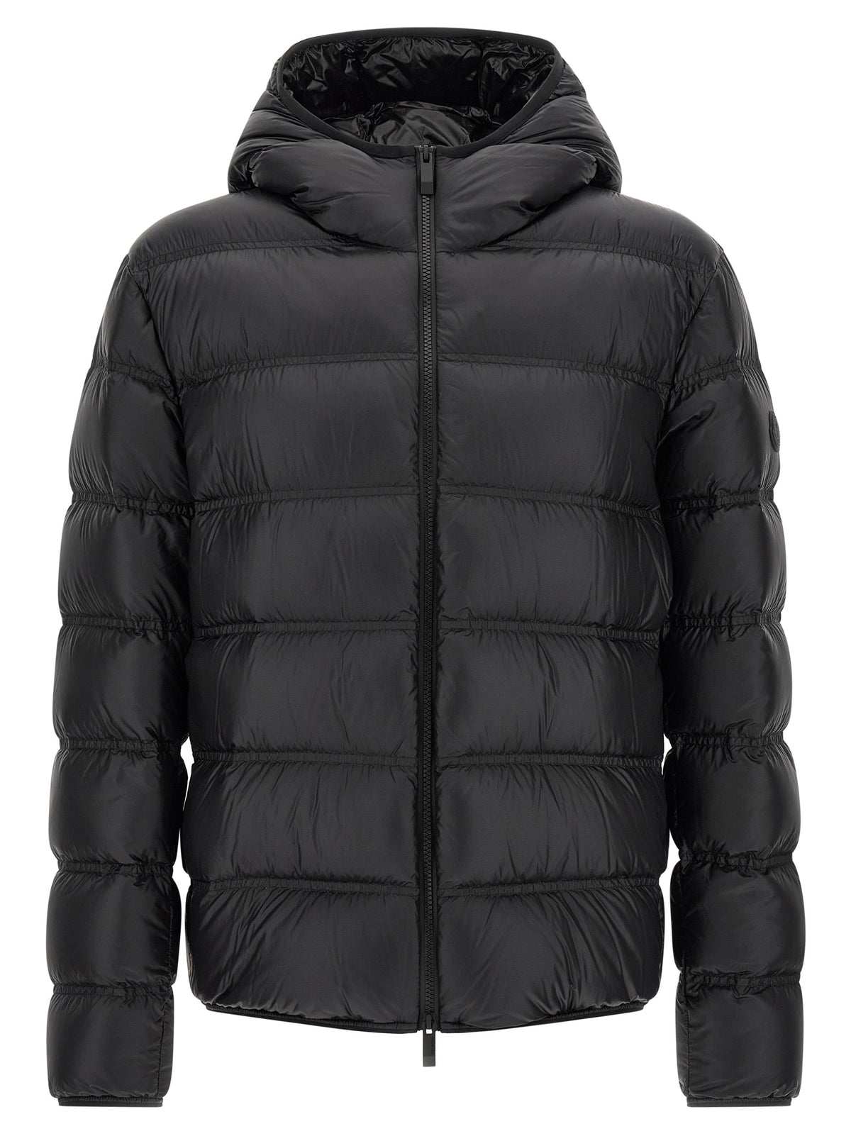 Moncler Black Polyamide Full-Length Jacket